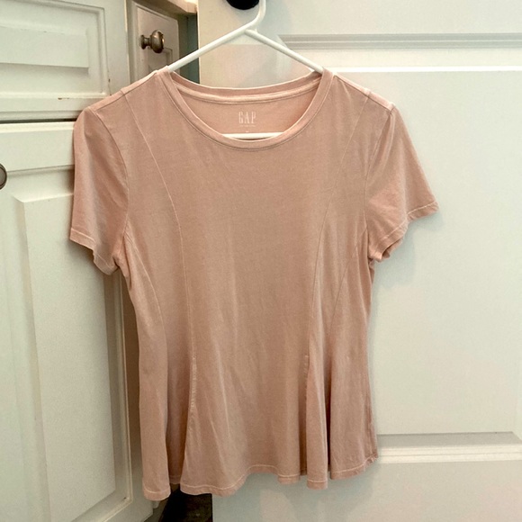 Light Pink Gap Vintage Wash Tee Shirt Top - Picture 1 of 14